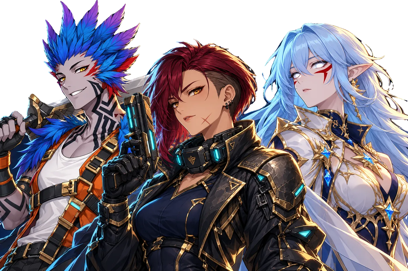 Pharos, Drea und Mena