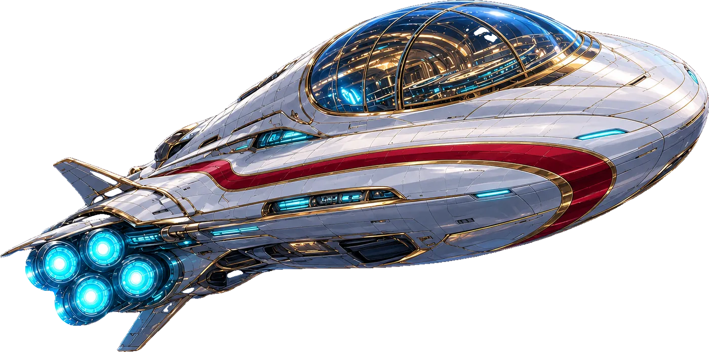 Die Inpace, das Mutterschiff des Captains